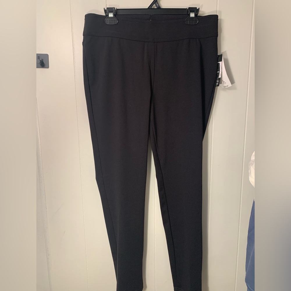 Elegant Black Women's Straight Leg Pants